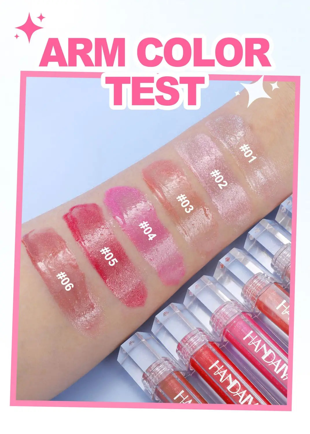 Moisturizing Pearlescent Lip Paint Long Lasting Hydrating Color