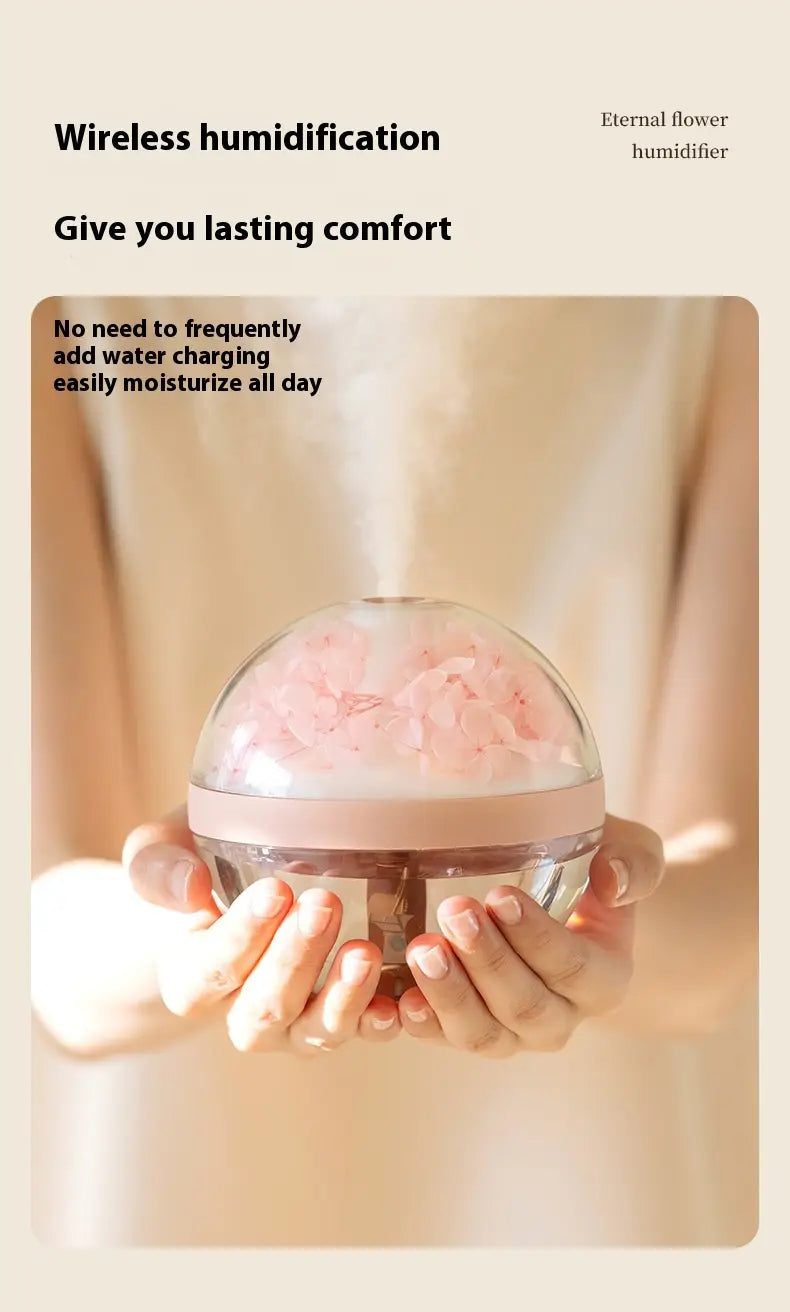 Small Bedroom Desktop Humidifier Mini Portable Quiet Atomization with Built-in Battery