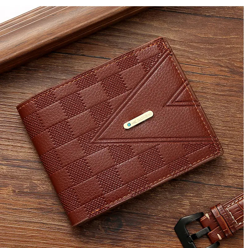 Mentide portefeuille Mifold Black marron pu cuir slim RFID Blocking Carte Solder