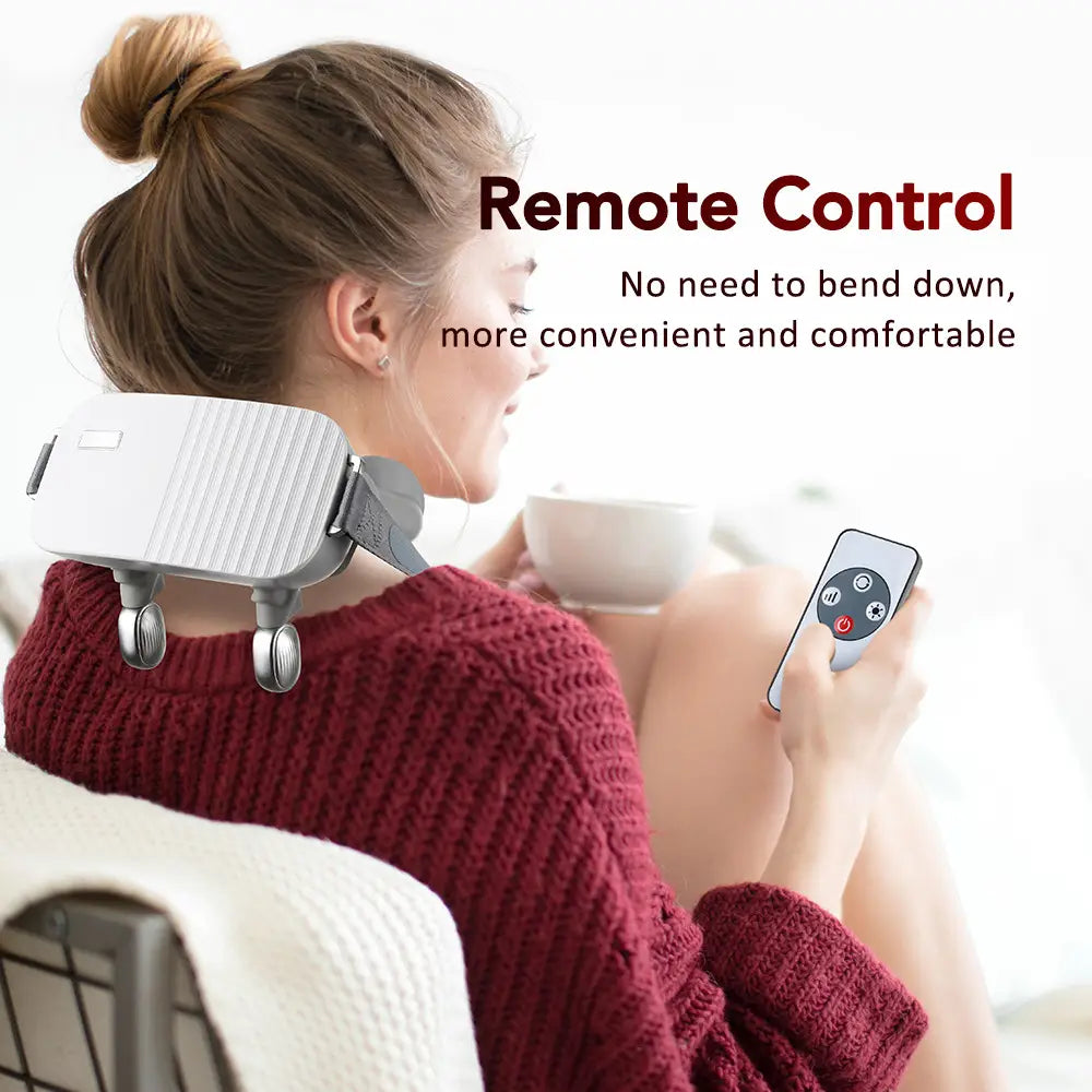 Rechargeable Home Intelligent Voice Hot Compress Dredge Massage Device