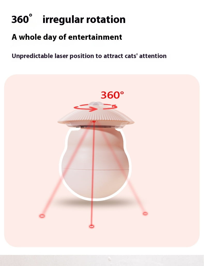 Pink lemmikloomade mänguasjad seavad koertele ja kassidele interaktiivse mängu ABS -plastkasti