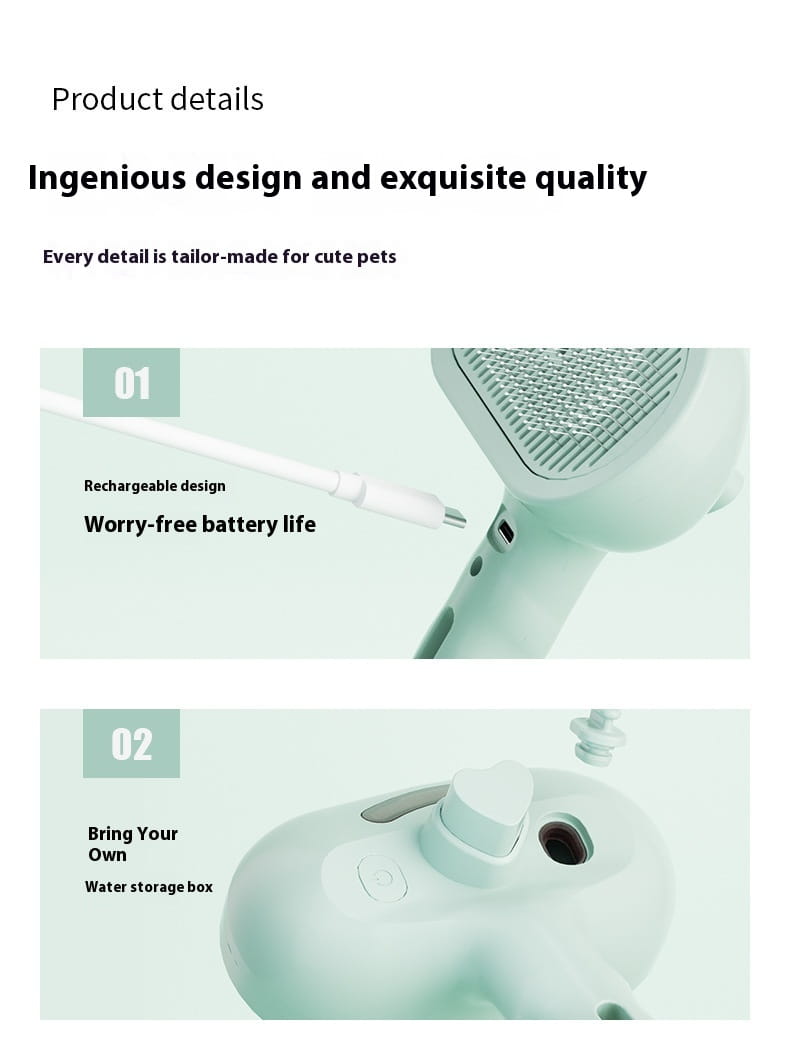 Deshedding -Kamm für Haustiere, das Pflegewerkzeug entzieht, entfernt loses Haare und Unterwand