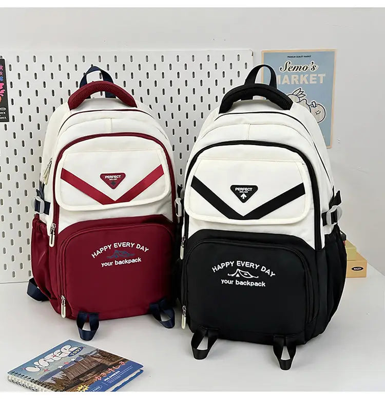 Backpack unisex Nylon School BOOK LIGHTRABAG più colori