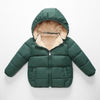 Cappotto in pelle di agnello per bambini  - Verde