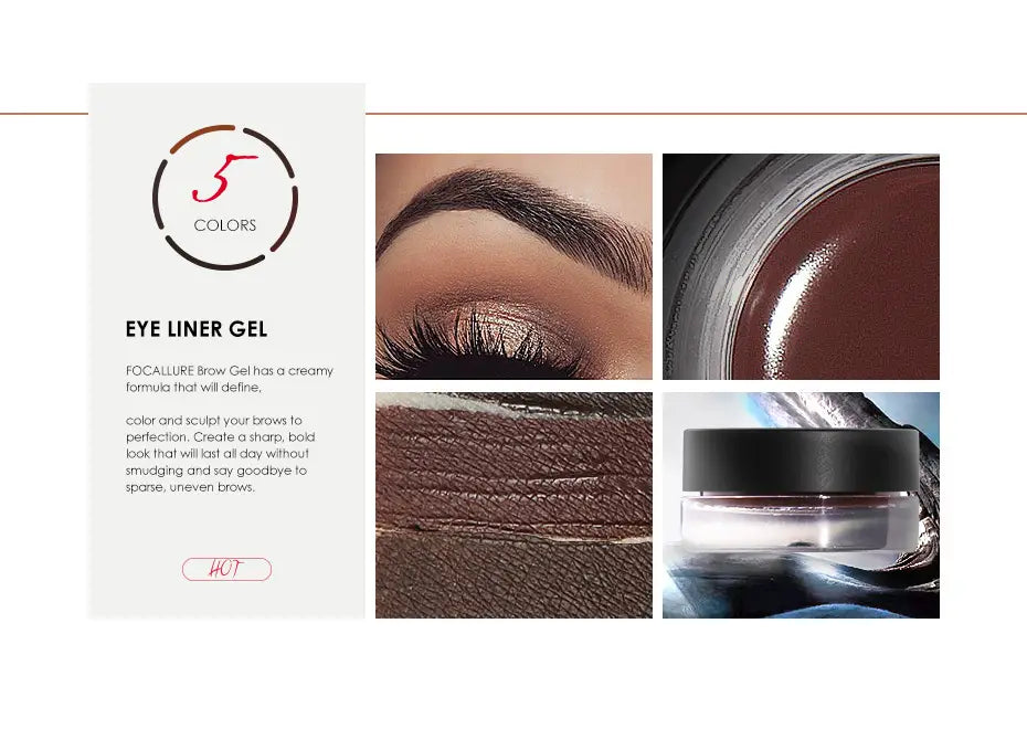 Double Layer Brow Cream and Eyebrow Dye Kit for Universal Skin