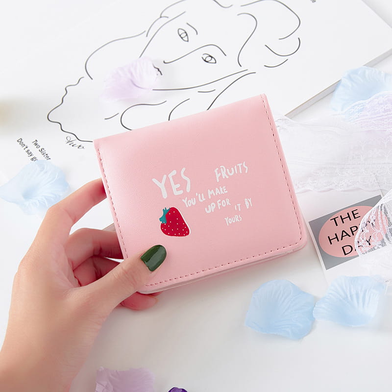 Colorful PU Leather Fruit Bag Short Style for Women in the United States