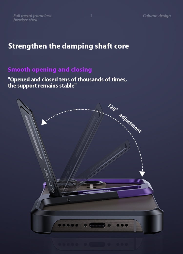 Applicable Pivot Half Pack Aluminum Alloy Phone Shockproof Bracket for Apple