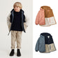 Children’s Double-sided Wear Hooded Cotton Coat Jacket