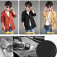 Boys’ Mid-length Trend Casual Trench Coat