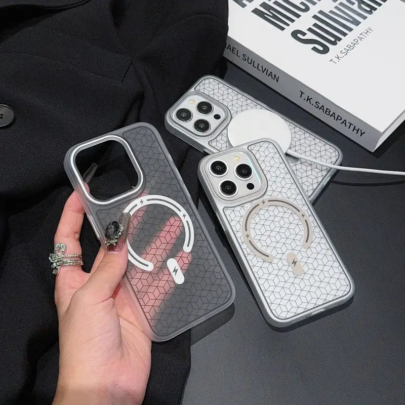 Frosted All-inclusive Drop-resistant Magnetic Phone Case