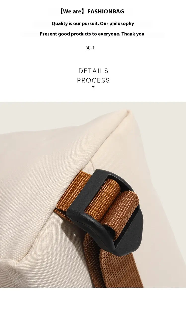 Bolsa de ombro de nylon impermeável