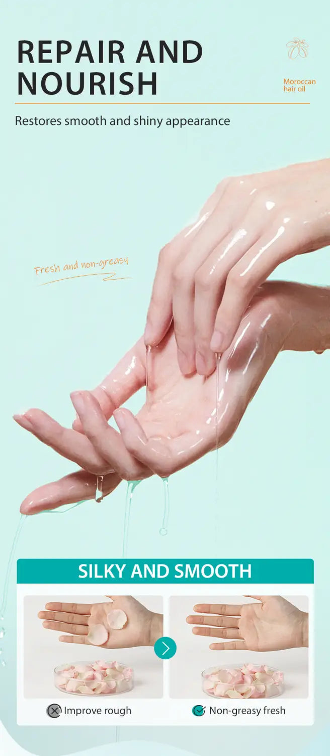 Moikka Argan Oil Hair Care with Moroccanoil for Styling and Nourishment