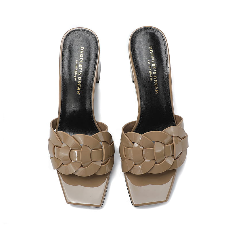 Sheepskin Toe Holder Fish Mouth Sandals for Women Men in Multiple Colors