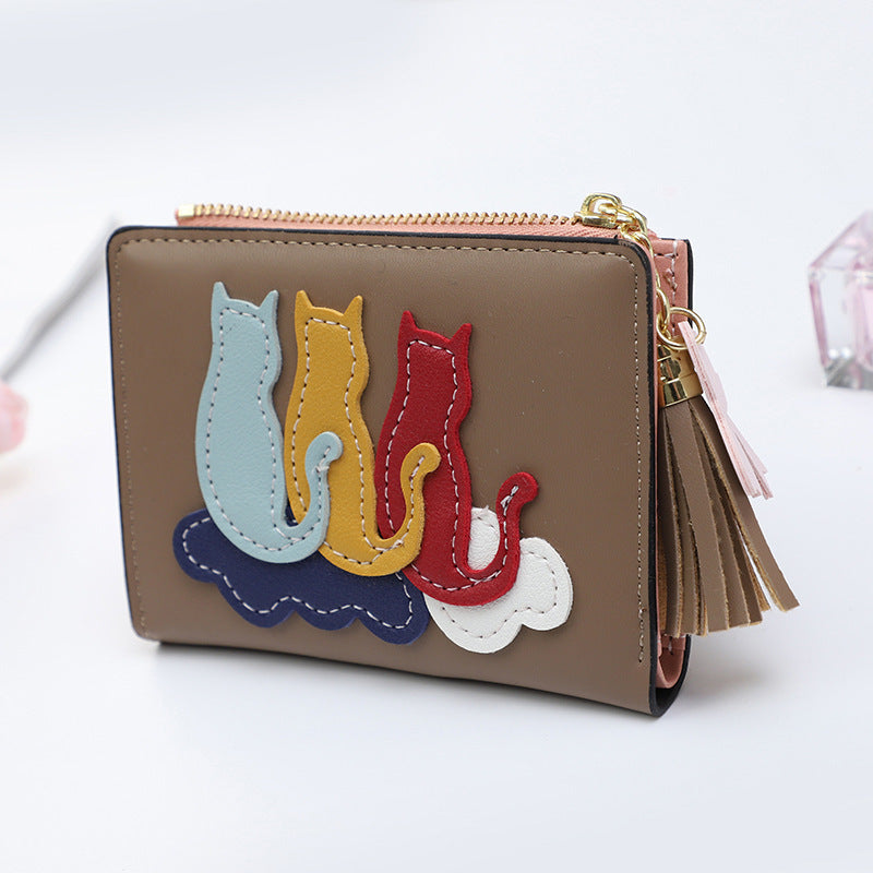 New Women’s Wallet Solid Color Multi Card - Solid Color Wallets That Make You Smile Sweetly