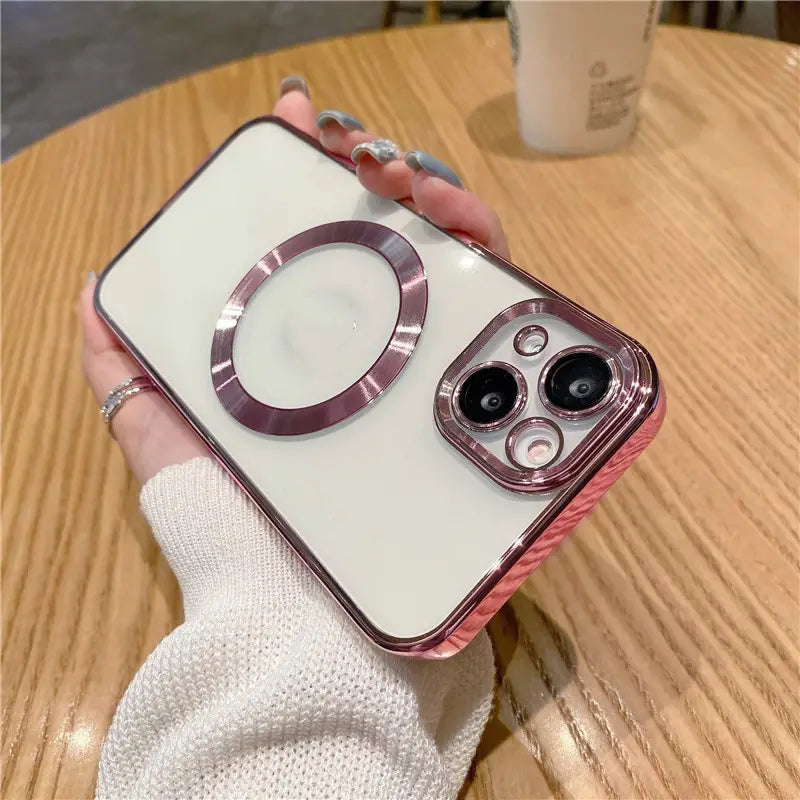 Non-tail Magnetic Belt Lens Protector Phone Case