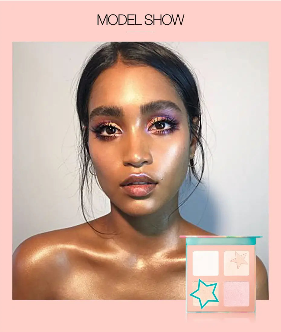 Xingx Highlighting Powder FA63 Universal Skin Tone for Festivals and Makeup