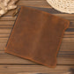 Men’s Crazy Horse Leather Multiple Card Slots Buckle Wallet - Wallet So Handsome Even Cows Are Jealous