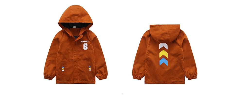 Children’s jacket winter new plus velvet Korean version of the big children’s tide loaded children’s windbreaker