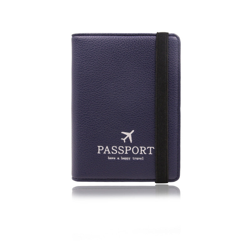 PU Anti-theft Swiping Multifunctional Travel Passport Case Card Holder - Travel Smart with PU Anti-Theft Passport Super