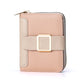 Women’s Short Zipper Vertical Buckle Small Wallet - Purse Perfection: Tiny Wallets for Big Adventures