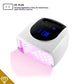 96W High Power Charging Nail Phototherapy Light with White and Red Modes - Teleplus 96w high power charging nail