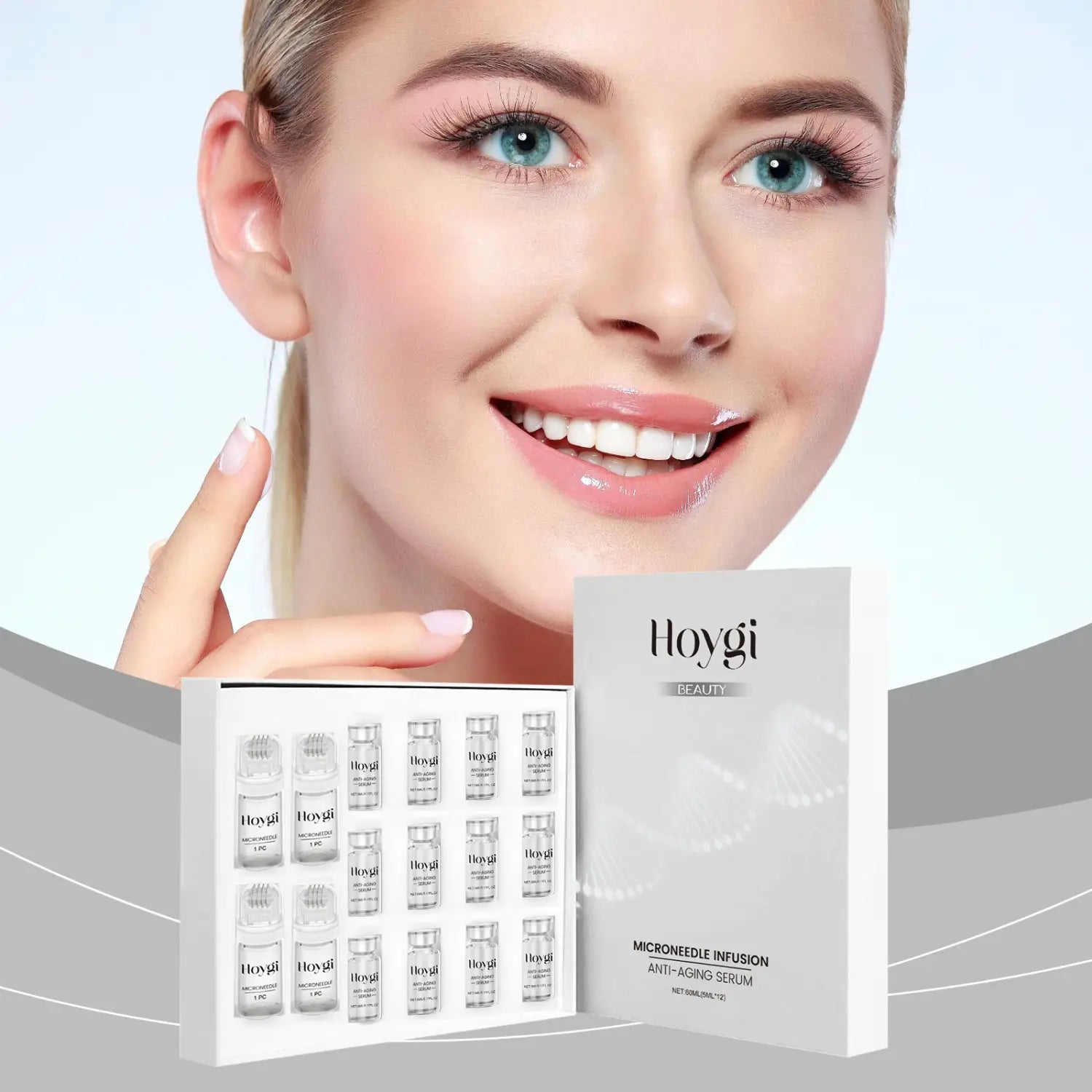 Firming Roller Suit Facial Hydrating Essence with Vitamin E and Tea Tree Oil