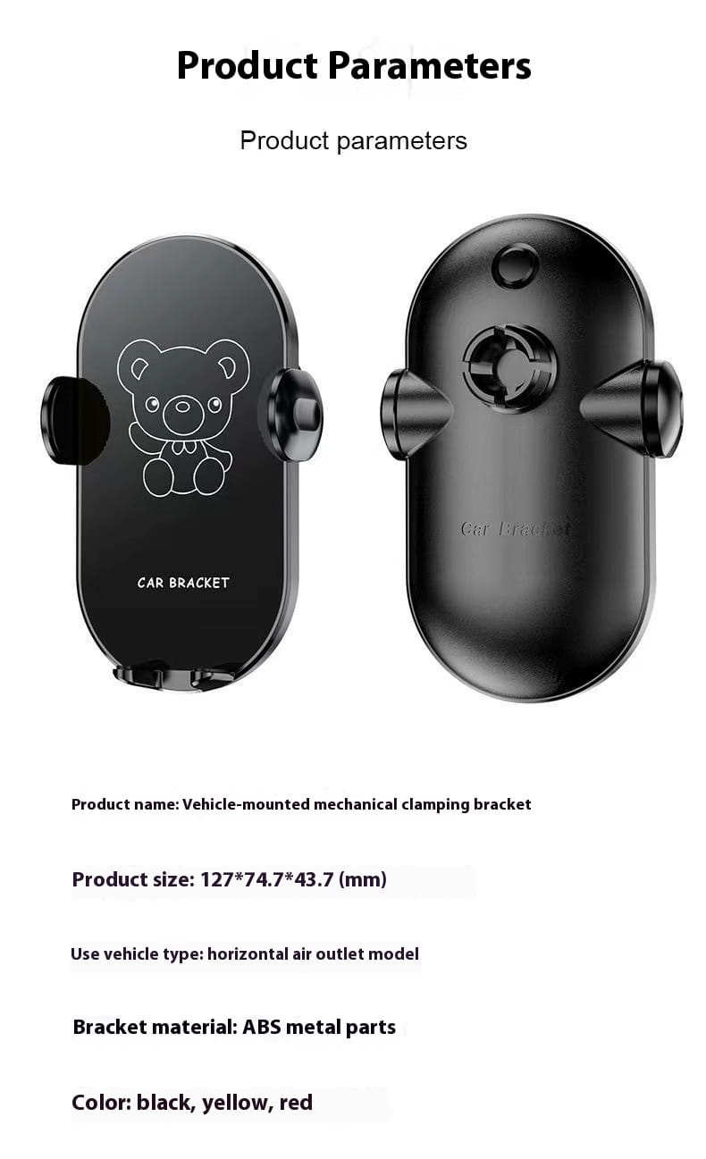 Car Mount Holder for Mobile Phones Cartoon Multifunctional Accessory