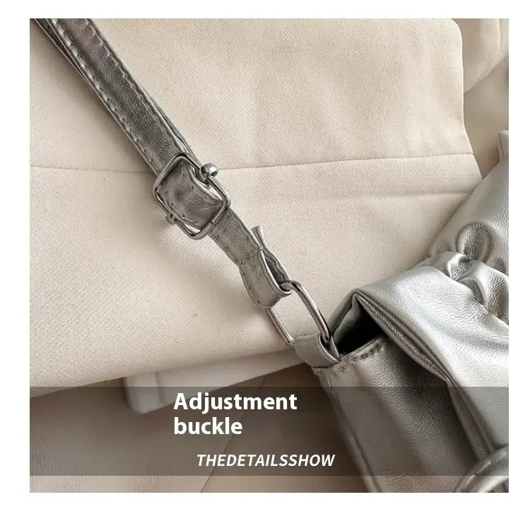 Sac à bandoulière en cuir PU avec plusieurs poches pour femmes et filles