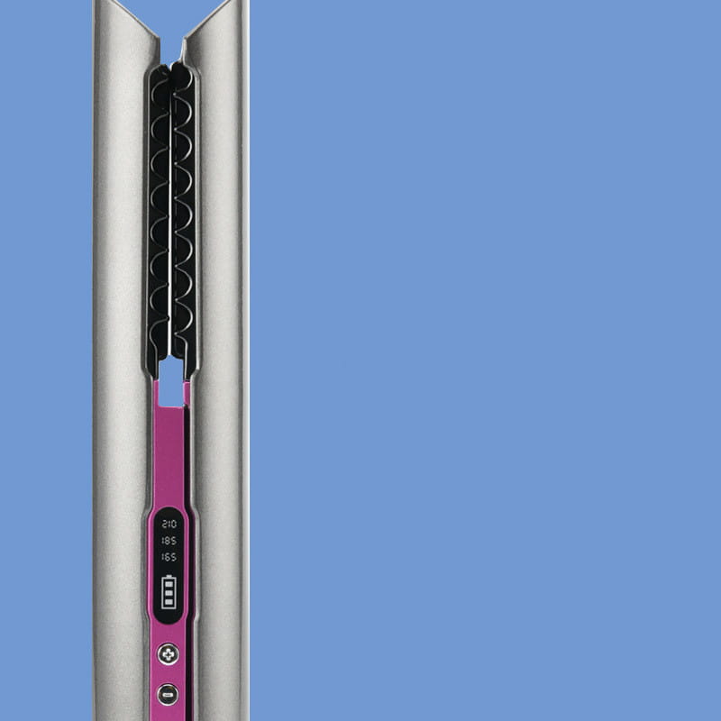 Portable USB Wireless Curling Iron for Straightening and Rolling