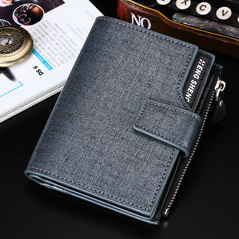 Men’s Wallet Vertical Casual Korean Style 30 Off Money Wallet Wallet - Snag Your Leather Wallet in Korean Style at 30