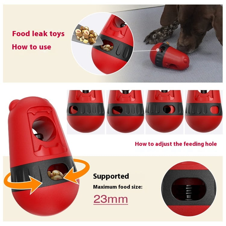 Plastist suupistepulgahoidja lemmikloomade jaoks punase ja rohelise mänguasja lisavarustuse jaoks