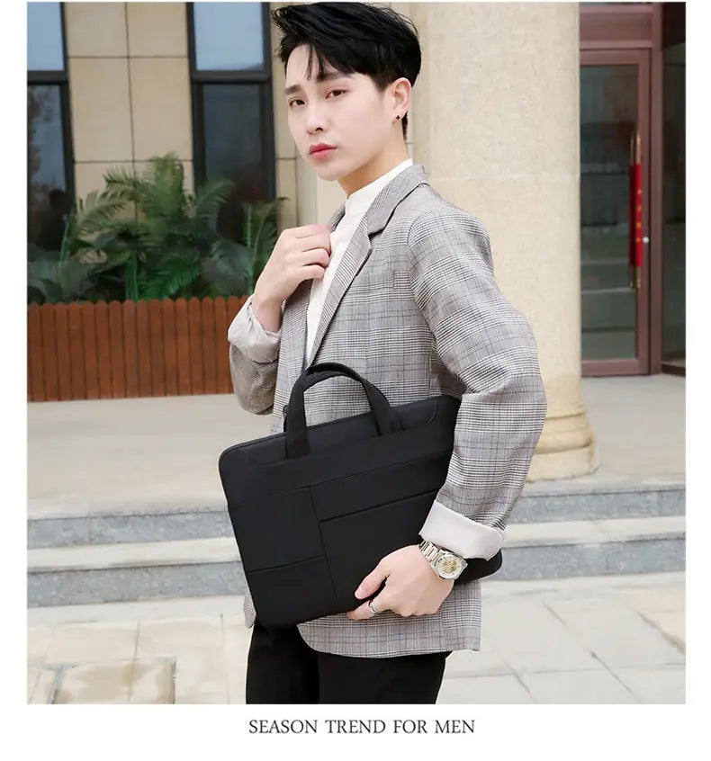 Sleeve ríomhaire glúine Oxford uiscedhíonach 14 15.6 Mála orlach d'fhir agus do mhná