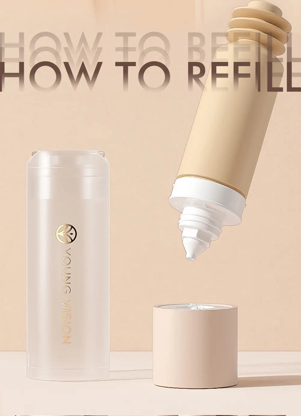 Oil Control Liquid Foundation Large Capacity for Oily Skin 40ml