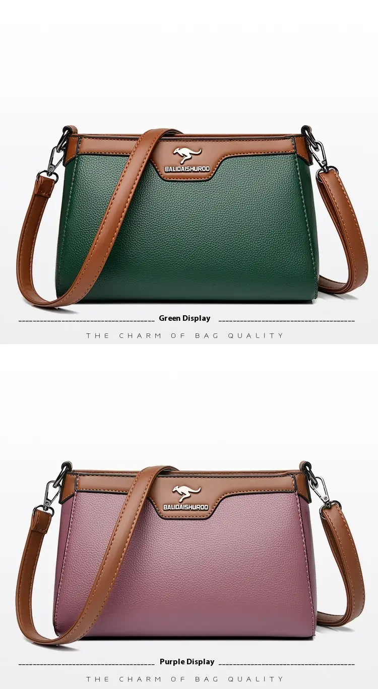 Organisateur de valise de voyage en cuir PU avec plusieurs poches à fermeture éclair