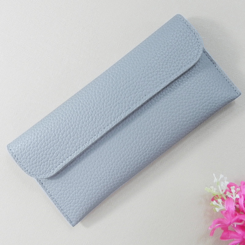 New Women’s Bag Women’s Long Purse Simple Buckle Card Wallet - Wide and Witty 5cm Women’s Bag for All Your Stuff