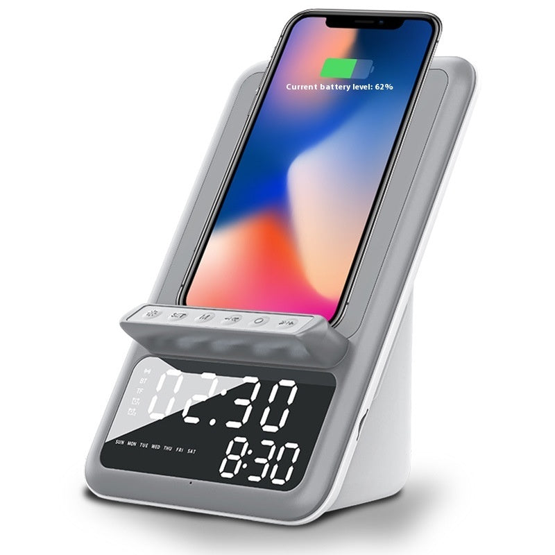 Creative Clock Wireless Charging Bluetooth Speaker - Charge Your Devices While Jamming with Creative Clock