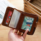 Leather Men’s First Layer Short Wallet Multiple Card Slots - Wallet So Nice It’s Giving Your Pants a Raise