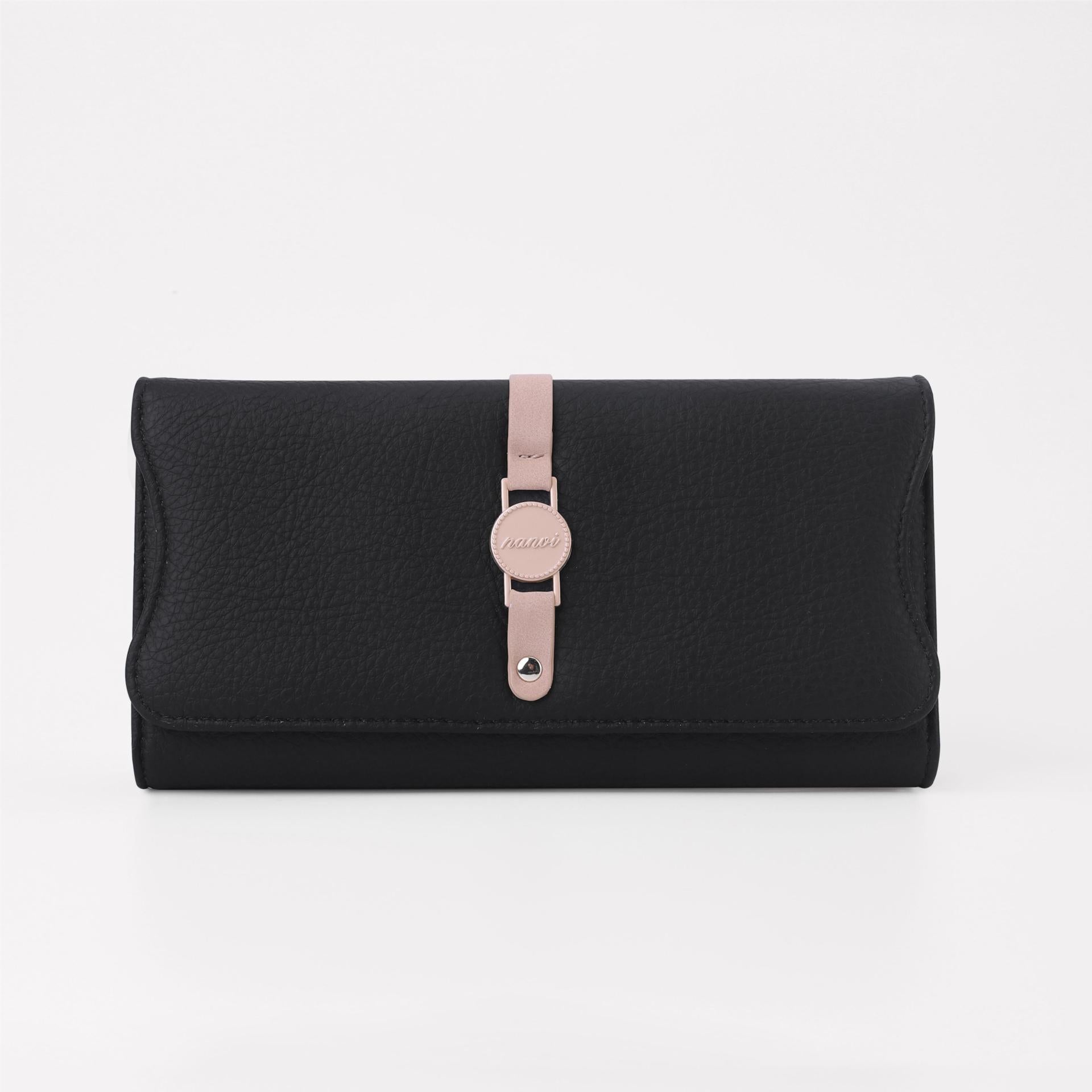 Women’s Leather Purse Long And Simple Fashion - Purse Perfection for Women Who Love Simple Style