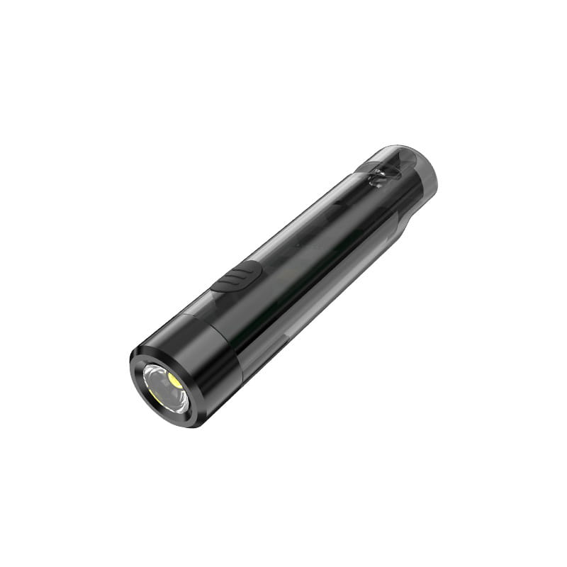 Strong Light Portable LED Outdoor Flashlight with Keychain and Rechargeable Battery