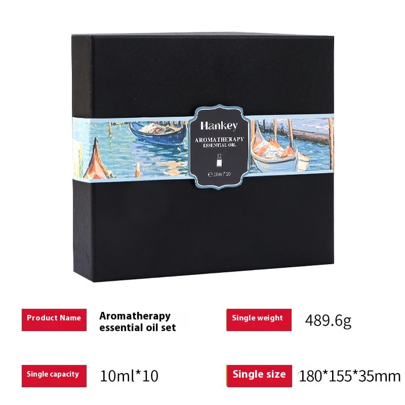 Huile essentielle à air frais définit plusieurs tailles de pack pour l'aromathérapie et les diffuseurs