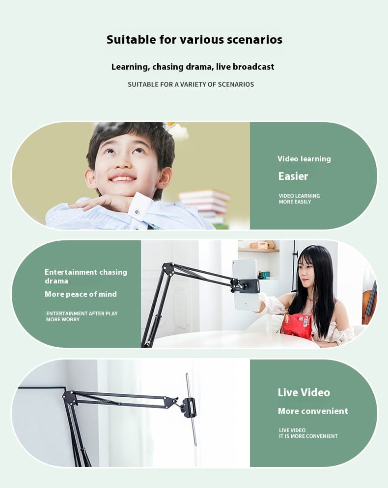 Universal Cantilever Mobile Phone and Tablet Lazy Desktop Mount Bracket