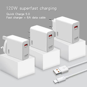 120W Charger Super Fast Charge Suit - 120W Charger Super Fast Charge Suit for Speed Demons