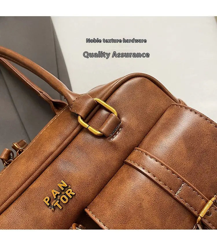 Geanta de umăr din piele PU cu buzunar cu fermoar și design splicing pentru femei