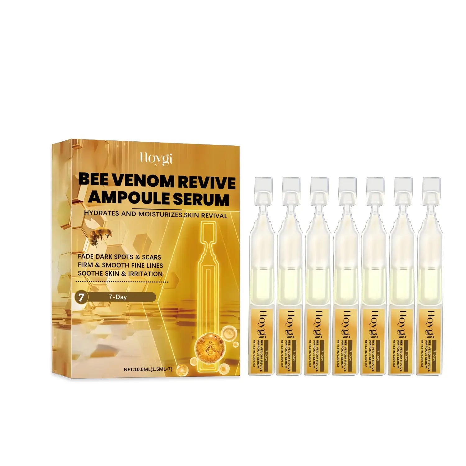 Bee Venom Face Serum with Hyaluronic Acid and Peptides for Anti Aging Care