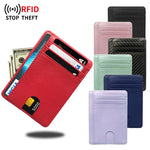 Multiple Card Slots Portable Pu Leather Credit Card Bag Card Holder - Card Holder That Holds More Than Just Your Secrets