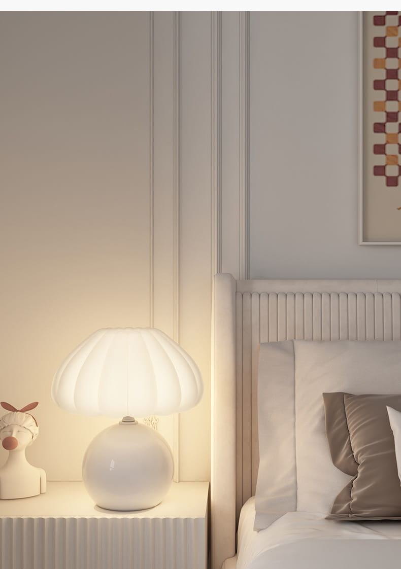 Dayuan Garden Mushroom Night Lamp with Full Spectrum Ceramic Light