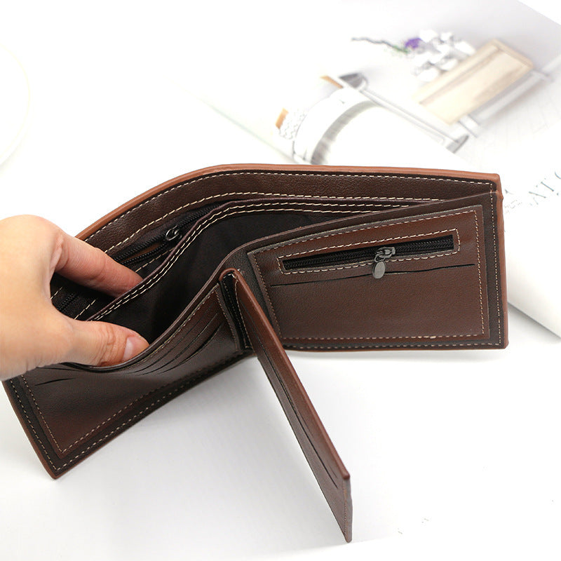 Men’s Short Retro Large Capacity Fashion Casual Multi-card Wallet - Men’s Retro Wallet for World-Class Card Hoarders