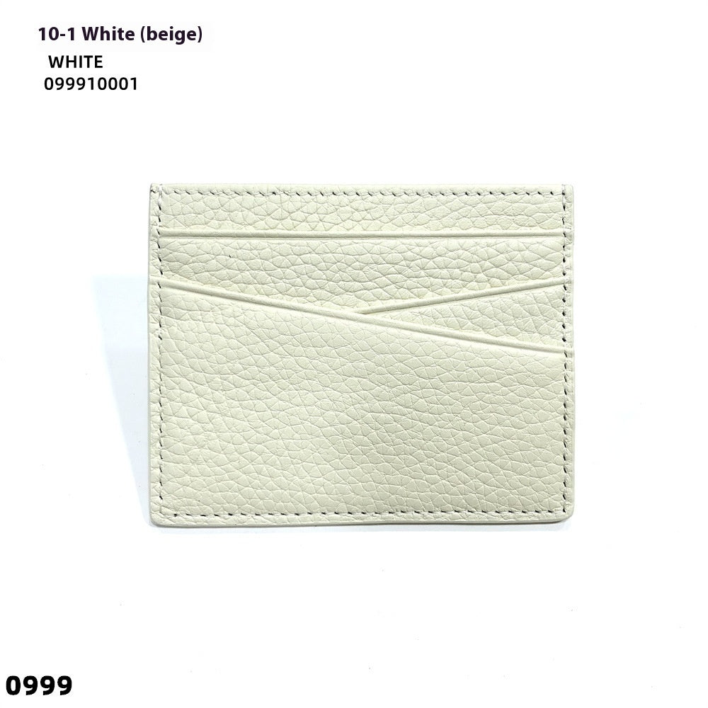 Leather Oil Edge Oblique Thin Bank Card Holder Soft Cowhide Document Package - Sleek Cowhide Wallet for Cards and Laughs