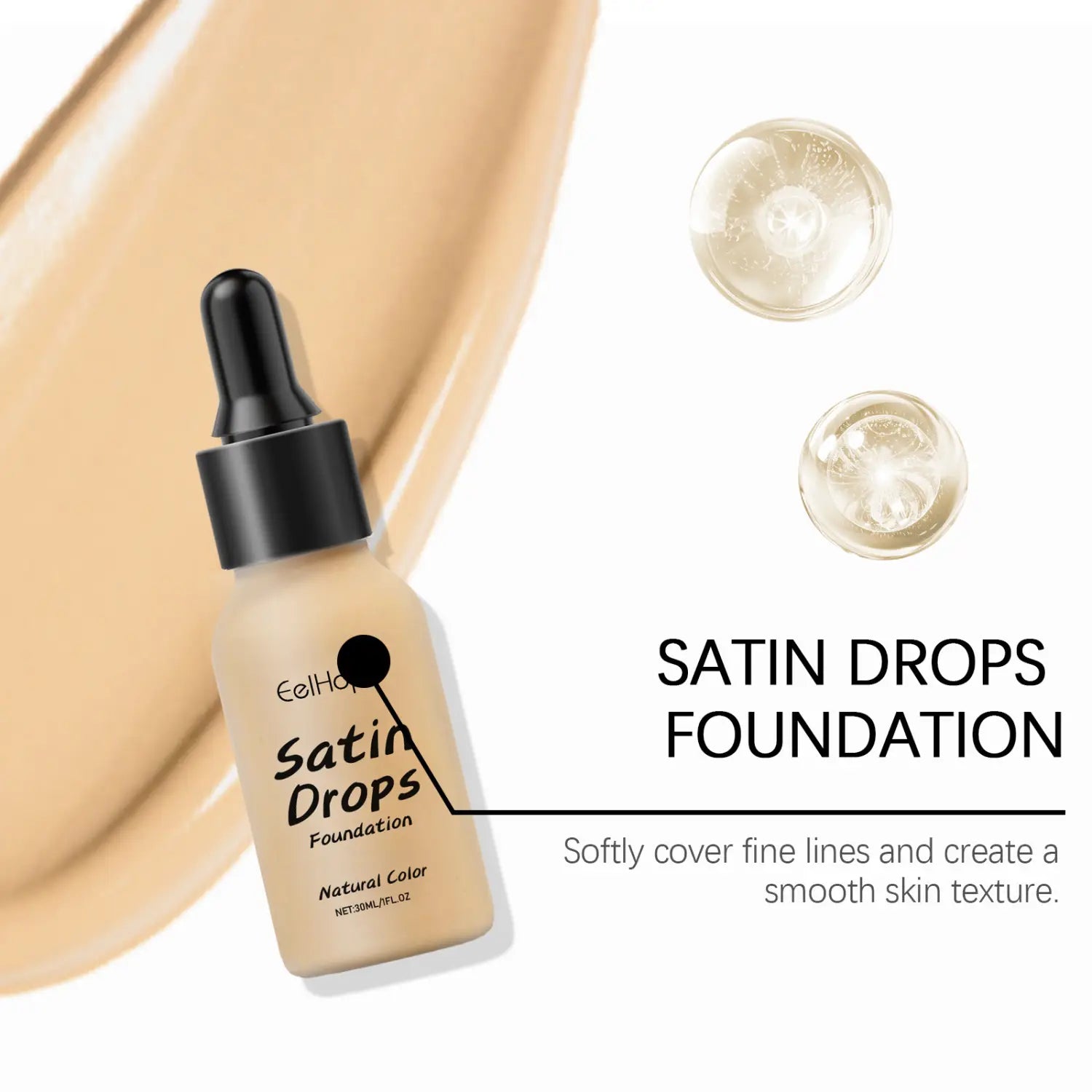 Concealer Moisturizing Lightweight Natural Brightening Foundation 30ml