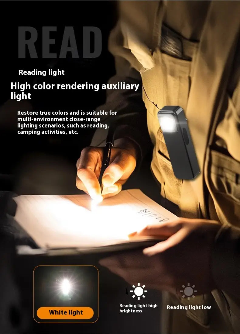 Versatile Strong Mini Thumb Light with 10 Hour Battery and Waterproof Design